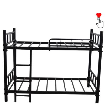 China Products Design Foldable Economic Durable Competitive Hot Steel Double Tube Bunk Bed for sale