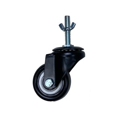 China Traditional Locking Heavy Duty Casters Caster Wheels With Brake For Rollaway Bed for sale