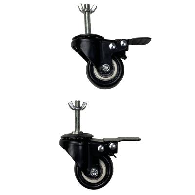 China 2 Inch Traditional Heavy Duty Caster Wheel / Furniture Swivel Plate Caster Wheel for sale