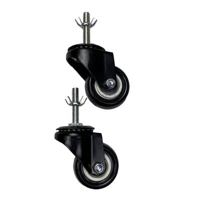 China Traditional 2 Inches Caster Wheels , Light Duty Locking Casters With 360 Degree Brake for sale