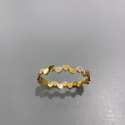 China Duur de Armbandhart Vastgesteld Diamond Bracelet van het Juwelen18k Rosegold Roestvrije staal Te koop