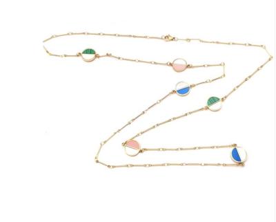 中国 L.Vicharm Colorful Party Long Necklace Multiple Colors Shell Necklaces 販売のため