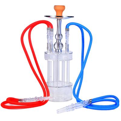 China PACKAGE acrylic acrylic mail house hookah hookah with LED light and hose, portable kit *goods+hookah place accessories for sale