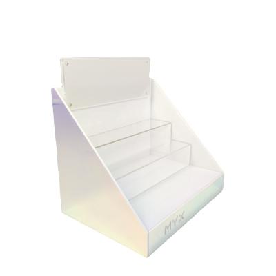 China Best Selling Custom LED Color Advertising Acrylic Makeup Perfume Display Stand For Acrylic Showcase Organizers 026A for sale