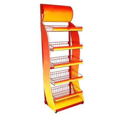 China Recycled Retail Supermarket Shelf Pop Free Standing Acrylic Floor Rack Display PVC Display Stand for sale