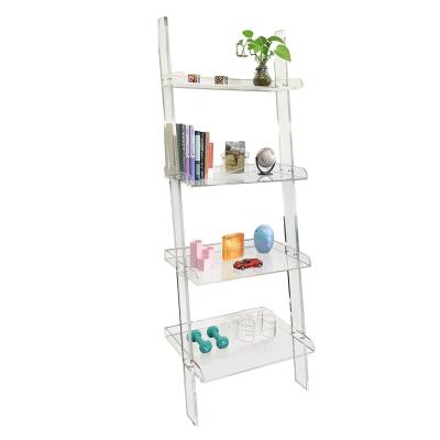 China Storage Home Storage Rack Acrylic Book Shelves Acrylic Display Rack For Home Decoration for sale