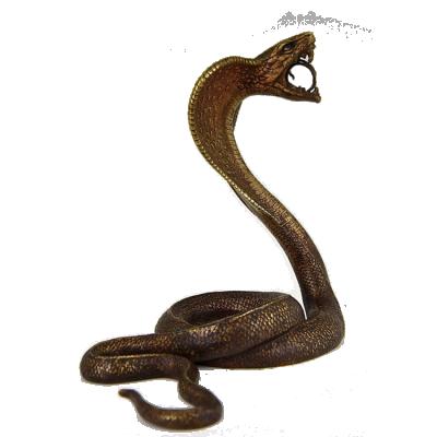 China China Metal Craft Sculpture Small Animal Snake Bronze Statue For Sale for sale