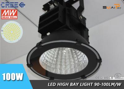 China High Power Cree LED High Bay Light 100W , IP65 LED Warehouse Lighting for sale