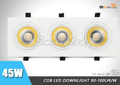 China Top Grade Commercial and Home Lighting Best Selling COB 3x15W LED Downlight for sale