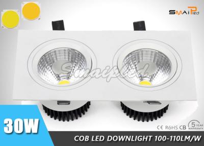 China Van LEIDENE van de aluminiummaïskolf LEIDENE Plafonddownlights 2x15w Plafond Lichte Down Licht Te koop