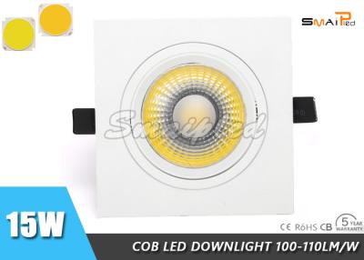 China Ultra - heldere Hoogste In een nis gezet LEIDEN Plafond Downlights 15Watt 100lm/w CRI 85 Te koop