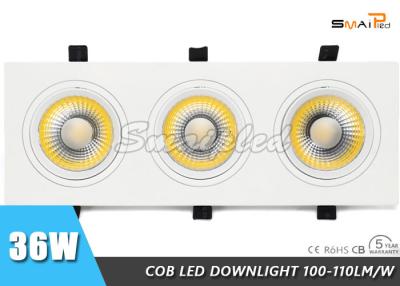 중국 알루미늄 36W LED 천장 다운 라이트, 정연한 LED 천장 빛 온난한 백색 3000K 판매용