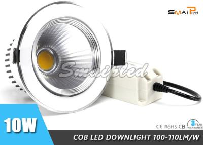 China Hotel Ceiling 240v LED Downlights / 10W COB LED Downlight Adjustable for sale