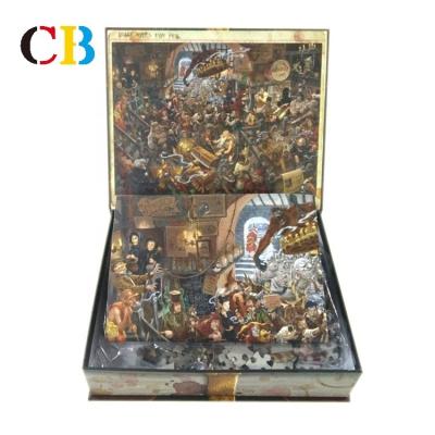 China Eco-Friendly Jigsaw Puzzle Book Jigsaw Book Magnet Adults Puzzle Books for sale