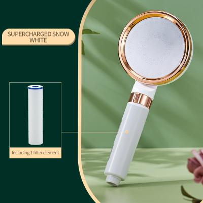 China With Slide Bar Bathroom Booster Shower Head Purifier High Pressure Ion Filter Hand Held Shower Head Around Hand Held Shower Factory Wholesale for sale