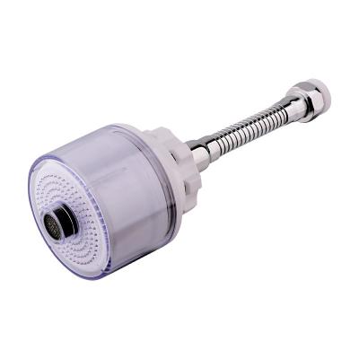 China Universal Water Saving Modern Swivel Kitchen Bathroom Faucet Adapter Aerator Shower Head Filter Spout Connector for sale