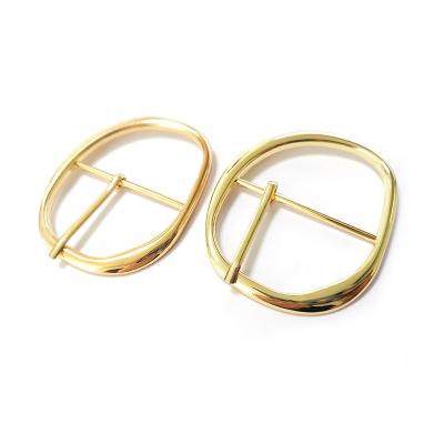 China Custom Nickel Free Clothes Hardware Round Garment Ring Adjustable 25Mm Buckle Design Gold Fashion Metal Bag Buckle Accessories For Handbags for sale