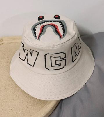 China Wholesale Custom Logo Printed 100% Cotton Good Price Full Character Bucket Hat For Kinds Women for sale