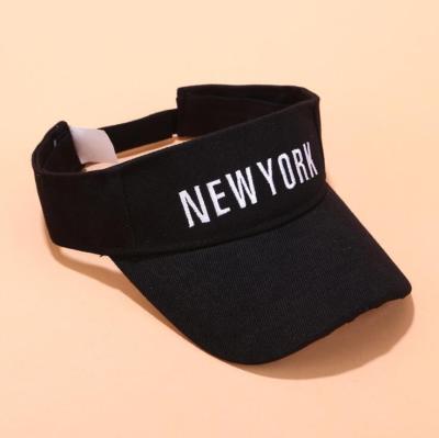 China Wholesale Character Fashion Logo Printed Visor 100% Cotton Blank Hat for sale