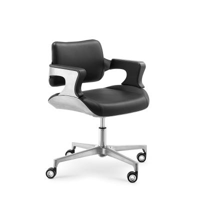 China New Style Adjustable High Quality Executive Low Back Office Chair Minimalist (Waist) Rainbow Chair Office Chair for sale