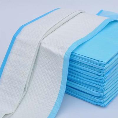 China Hot Sale Adult Disposable Incontinence Bed High Quality Cotton Bedding Plain Weave Underpad 60 x 90 Underpads For Hospital for sale