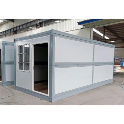 China 20ft Modern Waterproof Prefab 40ft Sandwich Panel Modular Container House Tiny Folding Container House For Sale for sale