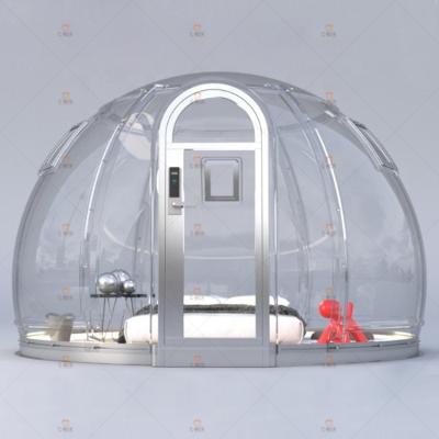 China Water Proof/Fireproof Customized Outdoor Glamping Greenhouse Geodesic Dome House Geodesic Dome Tent With CE for sale