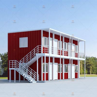 China Restaurant modern prefab container house beach house fast construction prefab container hotel for sale for sale