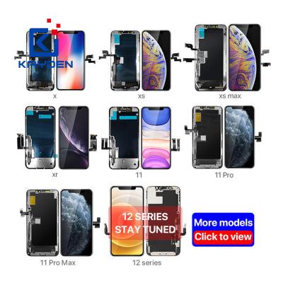 China high brightness & Fast Delivery High Saturation LCD Display For Iphone Mobile Phone LCDs For Iphone 5 6 7 8 X Xs 11 11Pro Max for sale