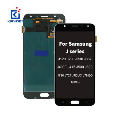 China high brightness & High Saturation 100% High Quality LCD Display Screen For Samsung J8 J7 J6 J5 J4 J3 pro J2 J6 J4 Prime Plus Mobile Phone Touch Screen for sale