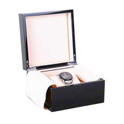 China Watch Storage Fancy Custom Logo Luxury Wooden Watch Display Box For Men Women Gift Watch Package Storage Case Wholesale Watch Box for sale