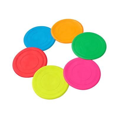 China Customized Silicone Dog Flight Disc Silicone Outdoor Dog Chew Toy Training Fetch Toy for sale