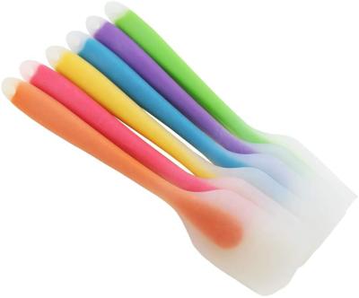 China Disposable Translucent Non-Stick Heat Resistant Spatula Essential Instrument Silicone Premium Scraper for sale