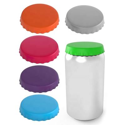 China Health Hot Selling 100% Food Grade Silicone Soda Can Lid Covers For 250ml Beer Can Lid for sale