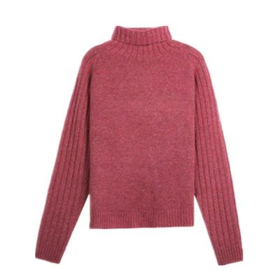 China Cotton Turtle Neck Sweater Women's Clothing Lazy Comfortable Soft Breathable Sweater Loose Casual Sweater for sale