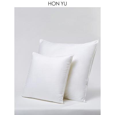 China Anti-Static Decorative Throw Square 18x18 Inch Cushion Insert Filled Down 100% Cotton Shell Alternative for sale