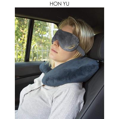 China Cheap Price 100% Cotton Fleece Cover Weighted Eye Mask For Sleep Improvement for sale