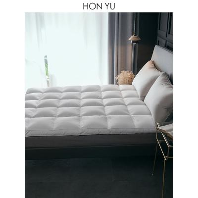 China ZQT013 Amazon Hotsales 100% Cotton Fire Retardant Queen Size Down Alternative Mattress Topper 300TC Thick For Bed for sale