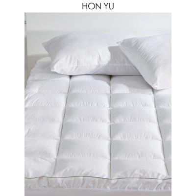 China Luxury Anti Dust Mite Underpad Blanket Cotton Top Filled Over Level Extra Thick Soft Down Topper Quilted Pillow Top Alternate Upto 21 Inches Thick for sale