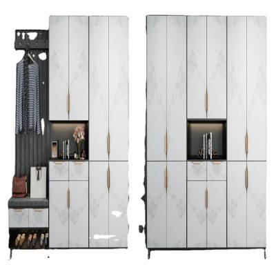 China (Other) Modern Adjustable Wooden Sliding Door Walk-in Cabinet Shelf Wardrobe for sale