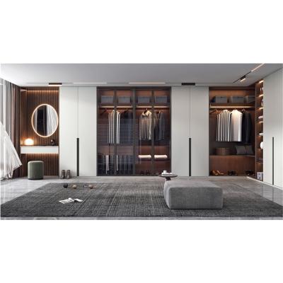 China Environmental Friendly Bedroom Wardrobe Design Simple Design Multiple Styles Swing Door Cabinet For Bedroom for sale