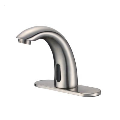 China Manufacturer Wholesale Cheap Sense Faucets Wall Mounted Brass Hand Free Faucet Public Automatic Sensor Faucet for sale