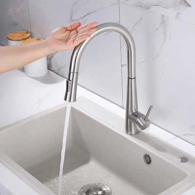 중국 Sense Faucets Koen Kitchen Faucet Touch Sensor SS 304 Laser Set OEM Head Logo Accessory Style Surface Technical Logo Mark Solid Spray Parts 판매용