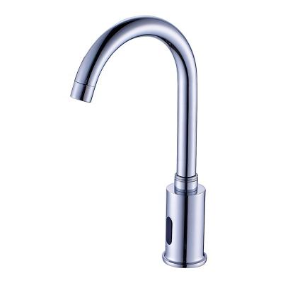 China Commercial Brass Water Faucet Spring Water Tap Motion Sensor Sense Faucets Sink Automatic Touchless Sink Function for sale