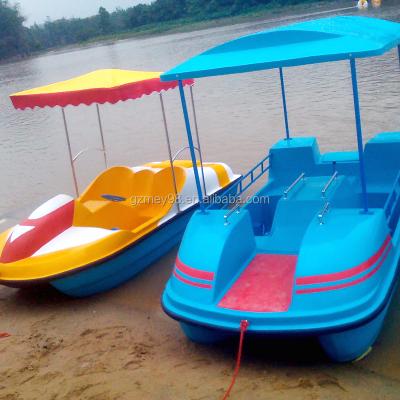 China Pedal Boats On The Sea China Wholesale Unique Design Popular Fiberglass Two Person Pedal Boat M-014 For Water Park for sale