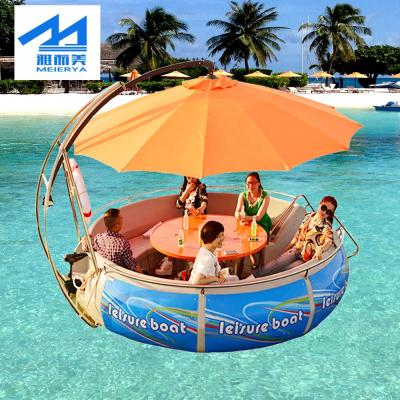 China BBQ boat on the sea BBQ boat for family leisure boats water park equipment electric bumper boats (M-029) for sale for sale