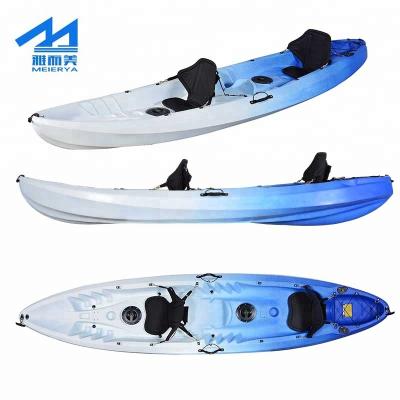 China Kayak/Canoe on Sea Plastic 1 Person Rowing Amusement Sports Single Fishing Boat Kayaks Factory Price (M-044) for sale