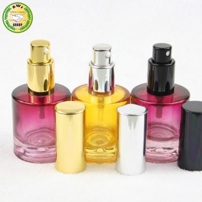 China Luxury 20 30 40 50 60 80 100 120 150ml Personal Care Cosmetic Skin Care Set Amber Glass Bottle Pump Body Lotion Packaging Bottle for sale