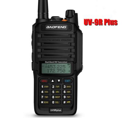 China Long Talk Distance BAOFENG UV-9R Waterproof Two Way Radio With 8W Handheld FM Intercom Plus Walkie Talkie for sale