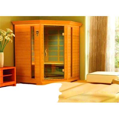 China Computer control panel factory wholesale new style portable home sauna luxury high quality far infrared corner room for sale